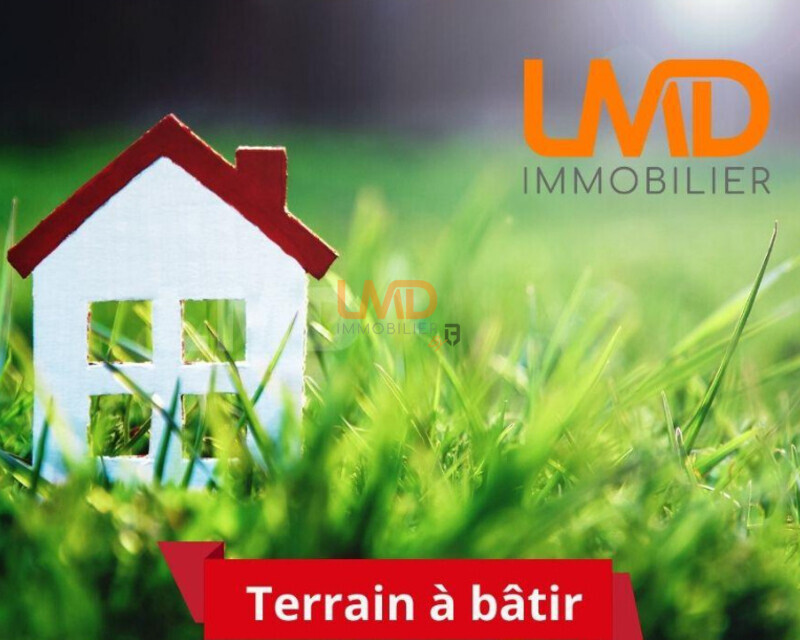 Terrain  a bâtir  1859 m²  - Photo terrain a batir lmd