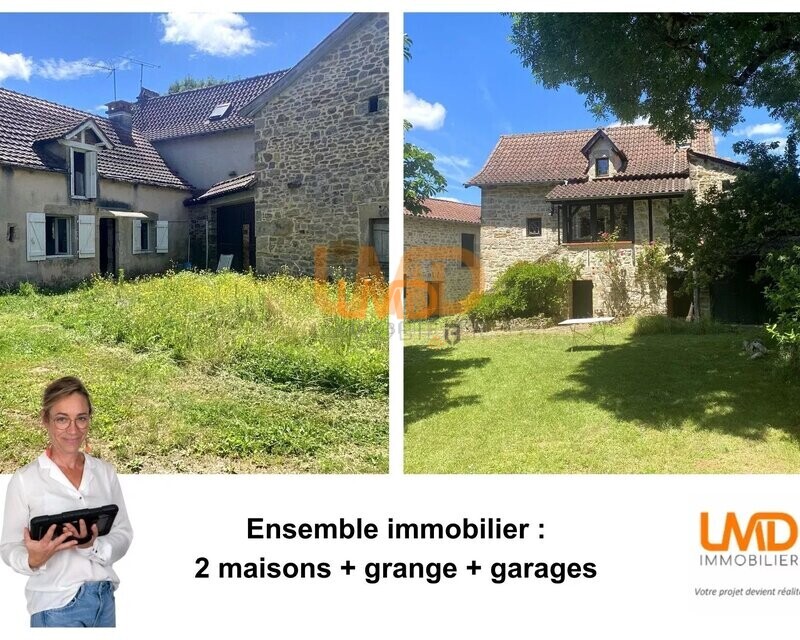 Ancien corps de ferme avec deux maisons en pierre et dépendances - 684282de-5159-4d48-9cf1-a581c76c8aca