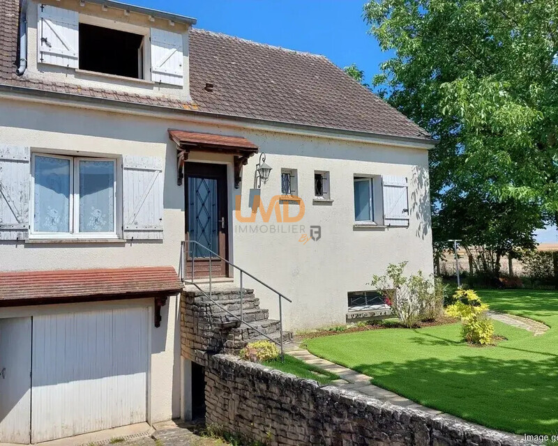 Bray sur Seine, maison 3 chambres avec sous-sol total et Piscine - Façade 