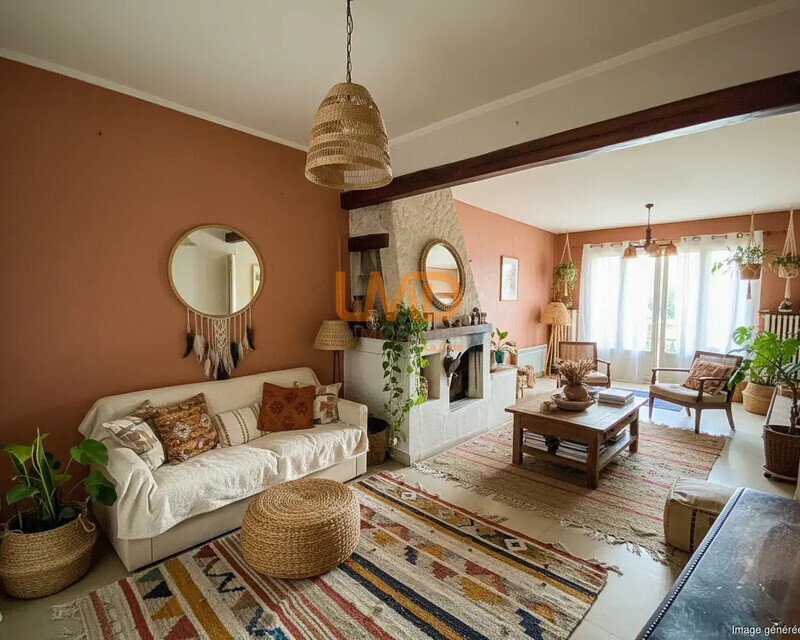 Maison avec grande dépendance aux portes de Le Blanc - Ia generated 1778760707