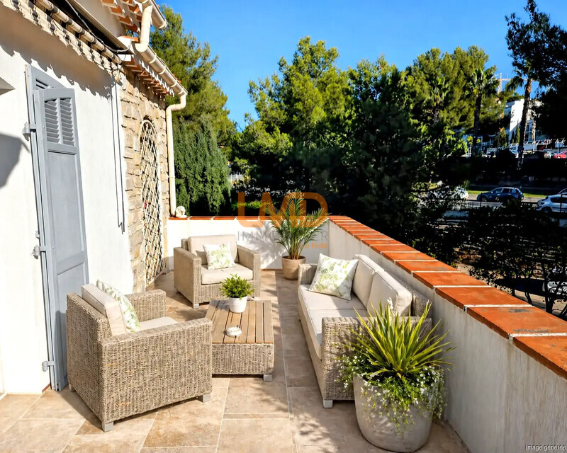 Appartement T3/4 avec terrasse et garage - Belle terrasse 83150 Bandol
