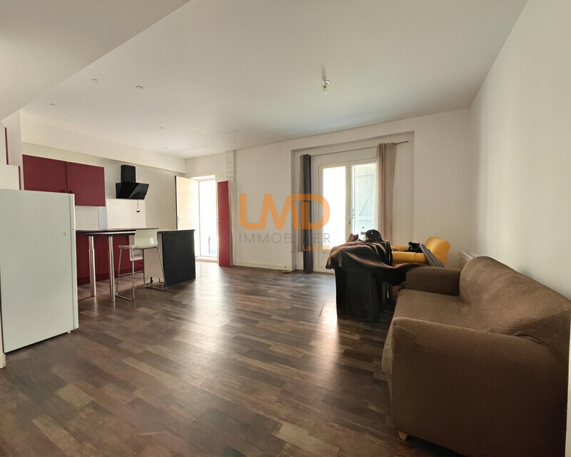 T3 renove centre Vidauban 69 m2 clim DPE B pret a vivre - sejour-cuisine-americaine-vidauban.jpg