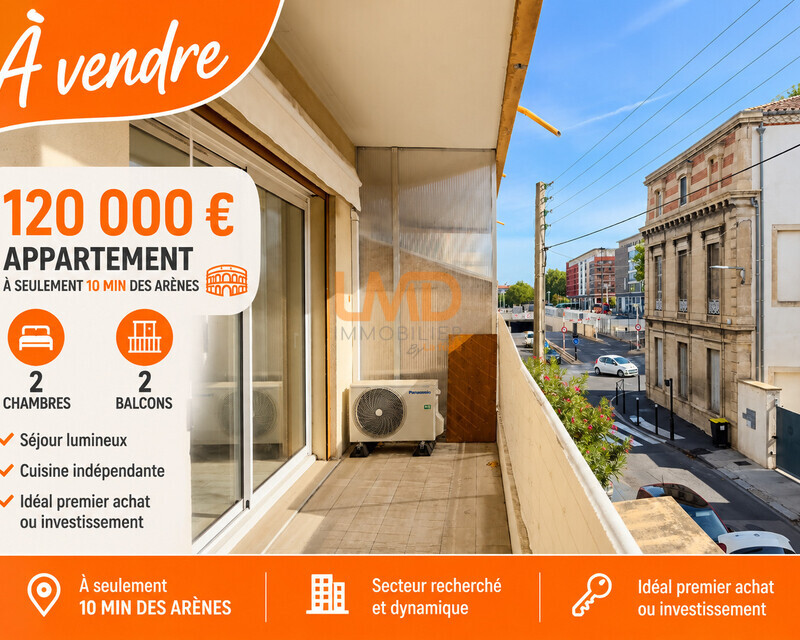 Appartement de 63 m² avec climatisation à quelques mètres des arènes - 1