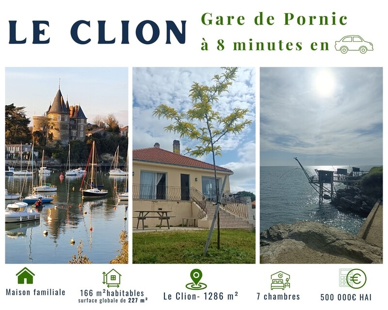 Maison familiale 7 chambres – Le Clion - Le clion 166 m   2 