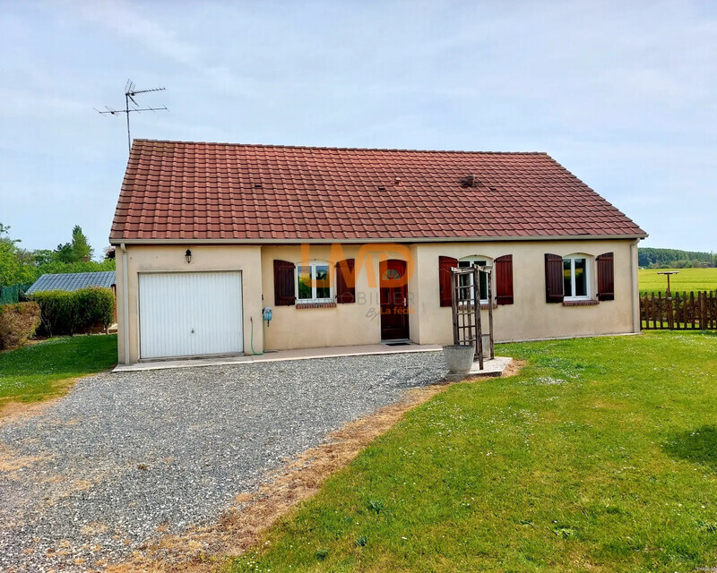 Longueville, maison 4 chambres, garage, terrain 990m² - Façade 1 R