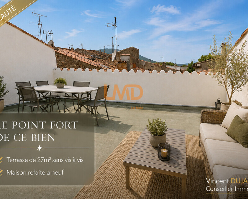 Saint Maximin – Maison de ville rénovée – Terrasse 27m2 – Garage  - C42a566a-57f2-4036-841c-e1c9e1612ce0