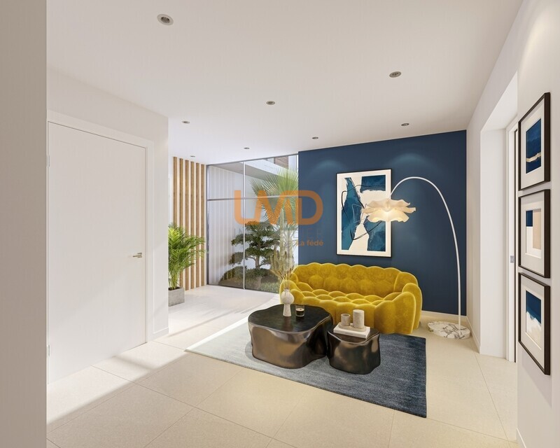 Aix (13100) A acheter T4 neuf 84 m² en R.D.J + parking  – 602 500 € - Séjour.