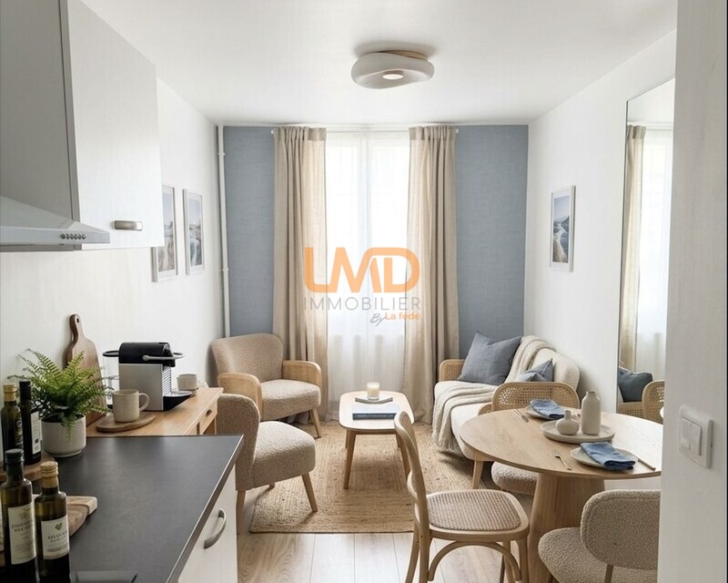 Appartement studio  - Cuisine sejour 4